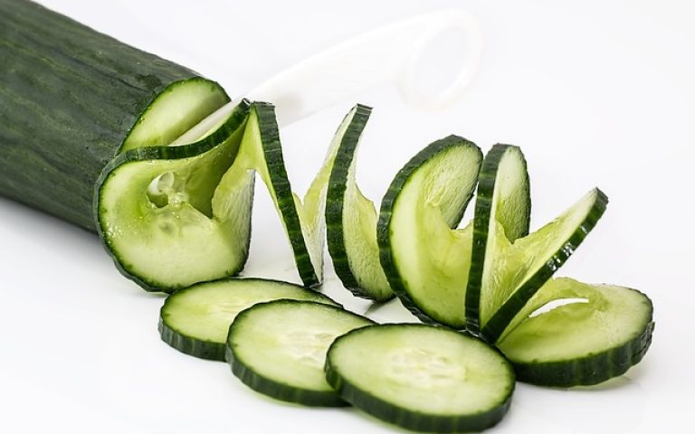 Just a cucumber.