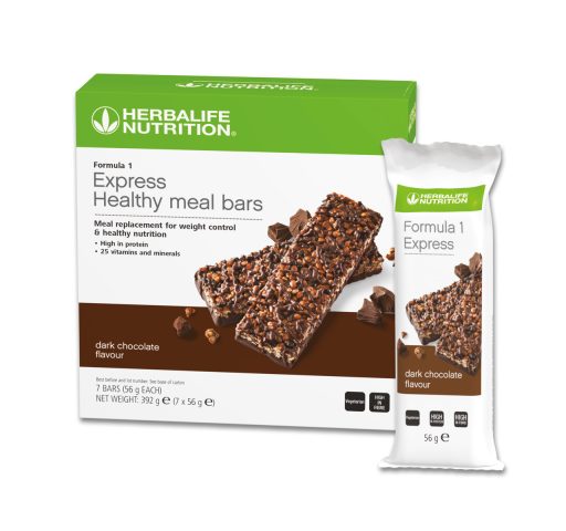 Herbalife Formula 1 Healthy Meal Express Bars Dark Chocolate are cheaper at DietPal Nutrition Discount Herbalife Store